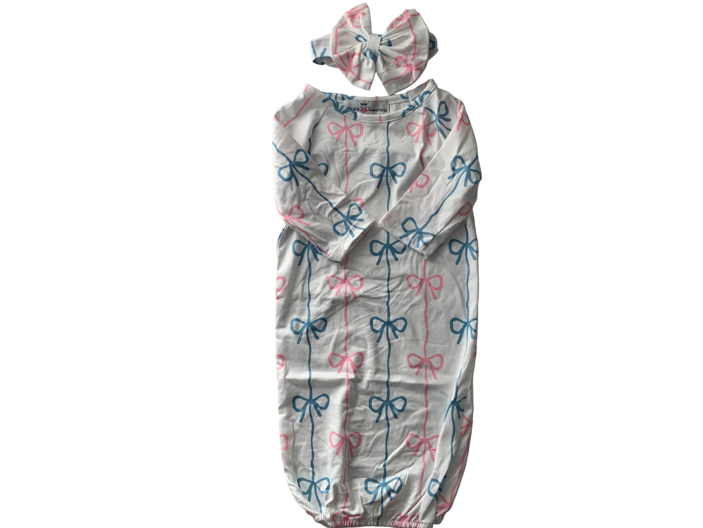 Infant Bows Baby Gown