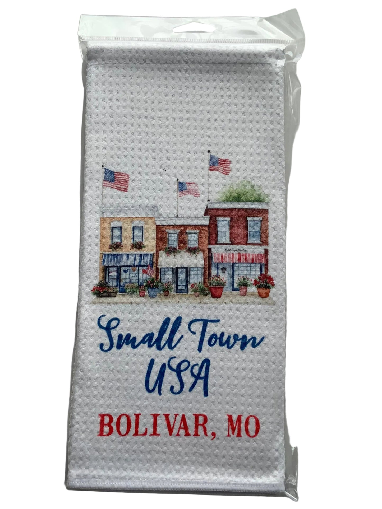 Bolivar MO Patriotic Porch Towel