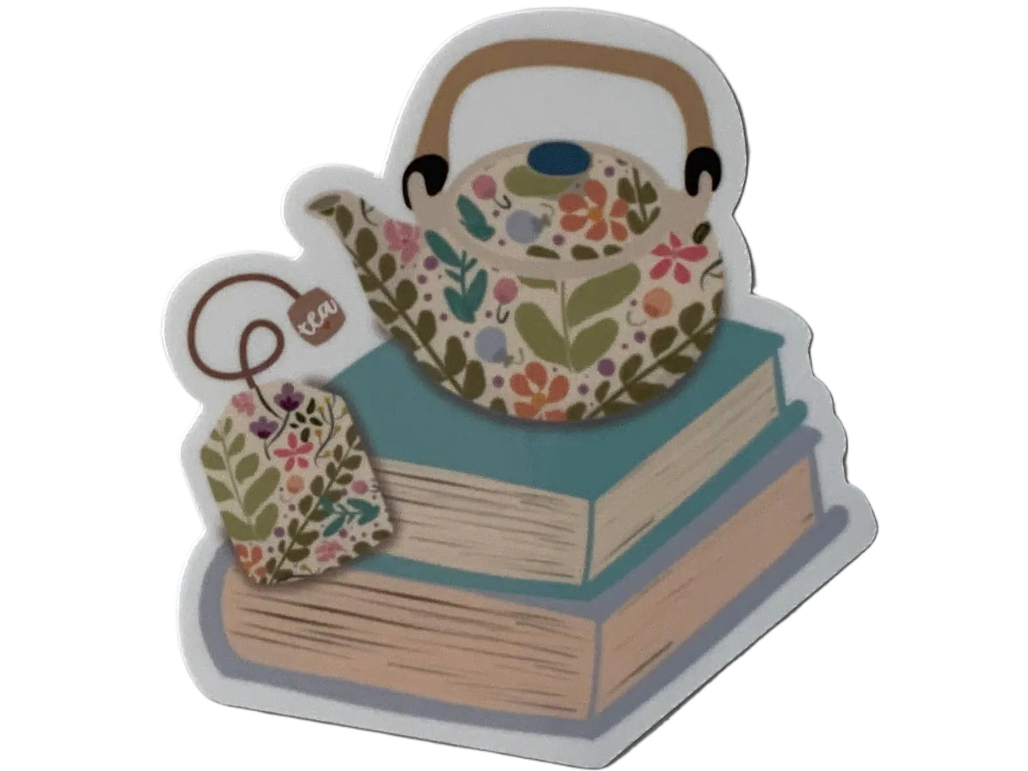 Tea and Books Sticker
